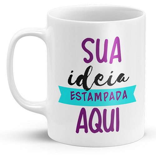 Caneca Branca Personalizada